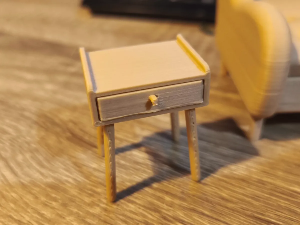 Miniatur-Nachttisch für Puppen – Kostenloses 3D-Druckmodell – MakerWorld