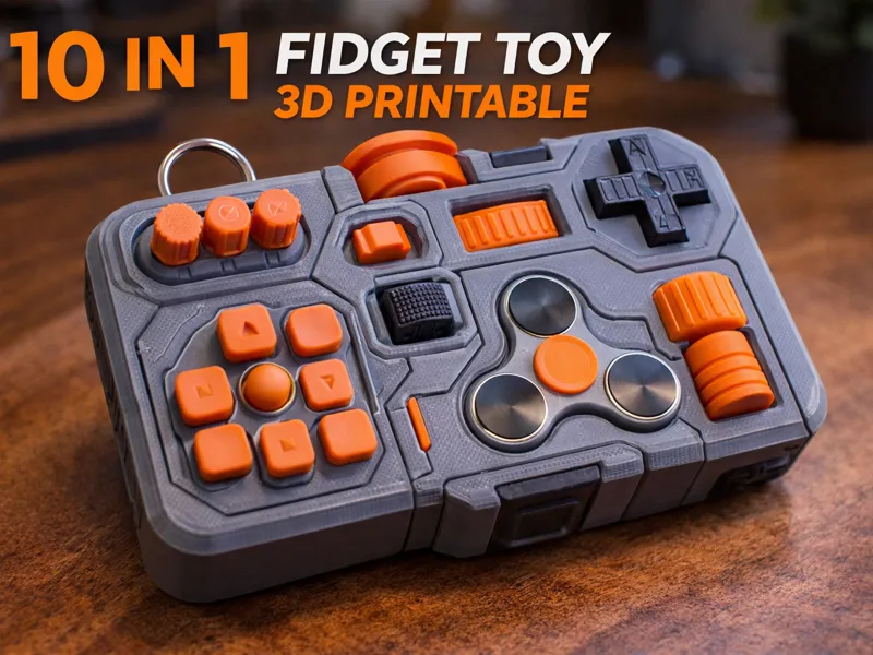 FusionFlex 10X – ultimate fidget toy (No Supports)
