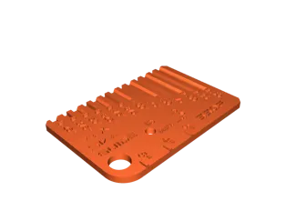 Vex screw sizer