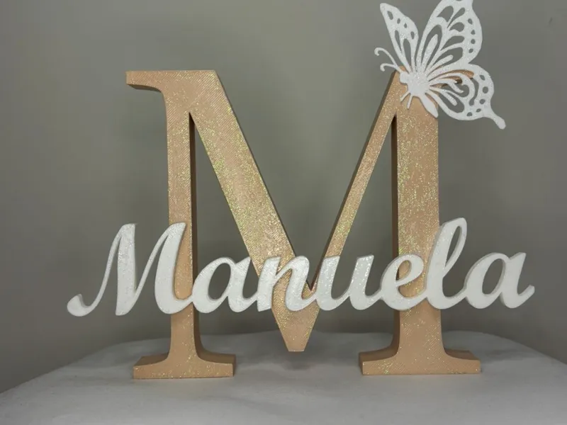 Nome personalizado decorativo