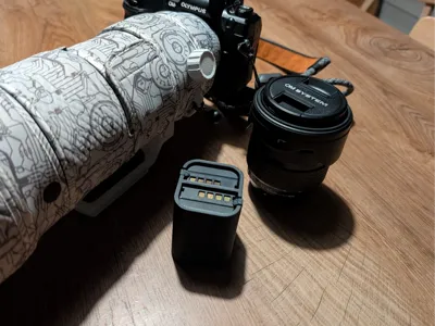 OM-1 Camera Battery Holder
