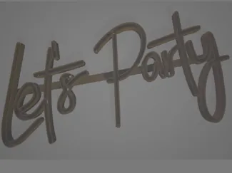 lets party para neon flex
