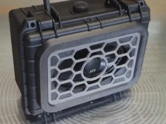 Apache 1800 single NVX 4x6 speaker grill and trim