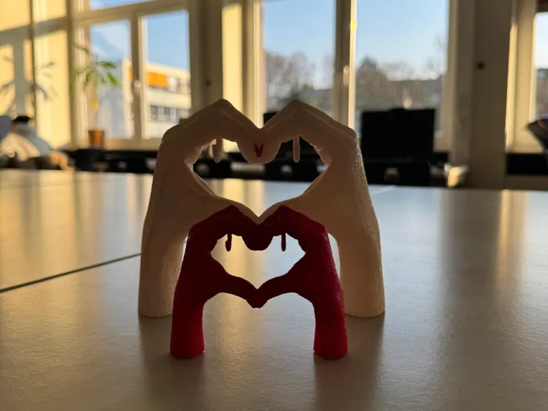Heart jewelry holder
