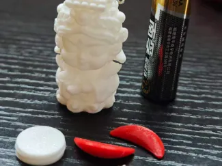自带筊杯的Q版妈祖