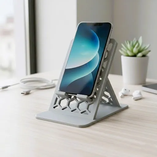 Minimalist Phone Holder - Honeycomb