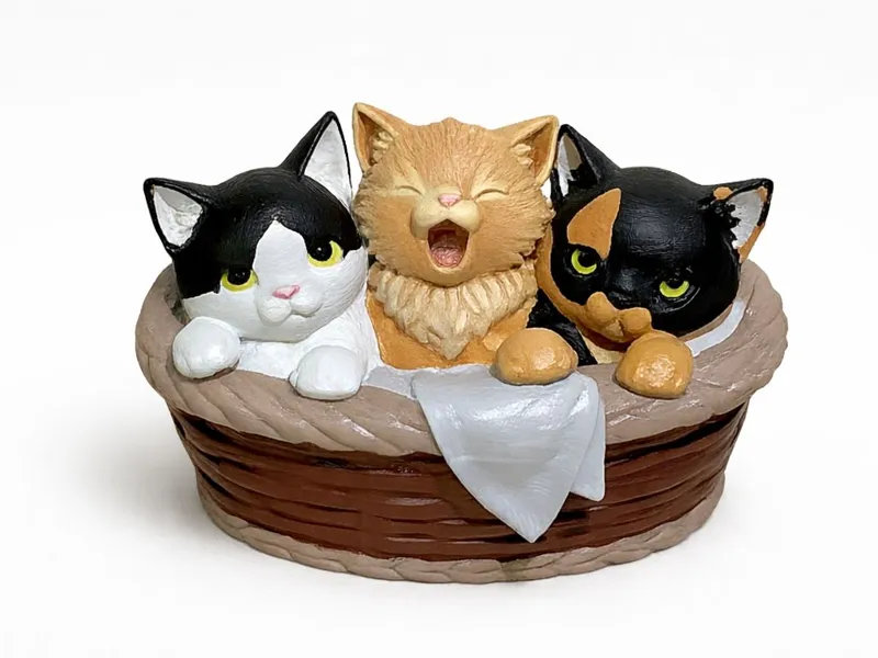 Kitties in a basket