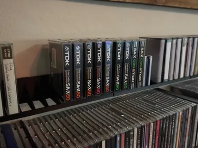 Cassette & Minidisc rack - screw or DIN rail 
