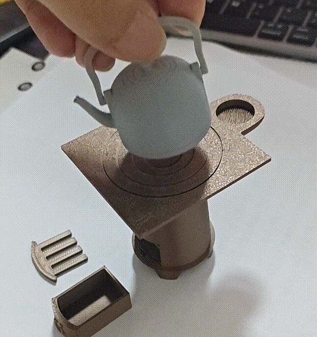 小火炉灯