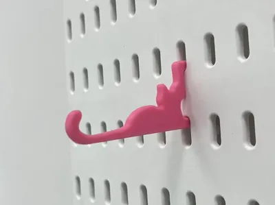 Cute Cat IKEA Hook-2 IKEA Pegboard Accessories Compatible with original IKEA Skadis