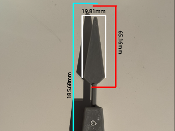 Cake modelling spatula (longer)