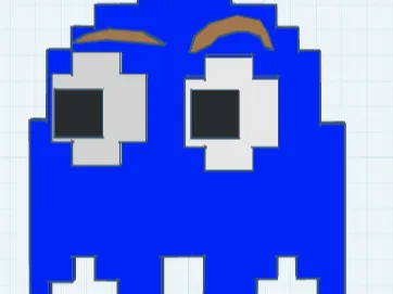 Cool pac man ghost - Free 3D Print Model - MakerWorld