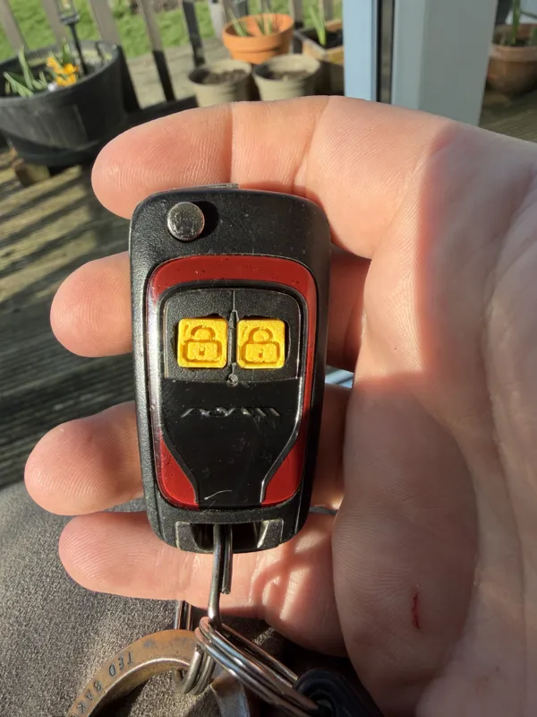 Vauxhall Key Replacement Buttons