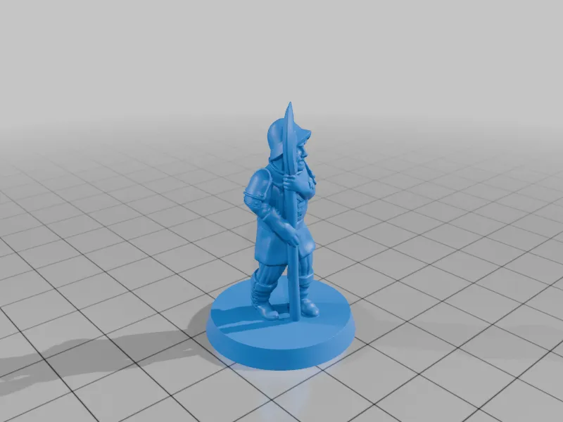 Support Less Fdm Model Town guard FDM supportless - Free 3D Print Model - MakerWorld