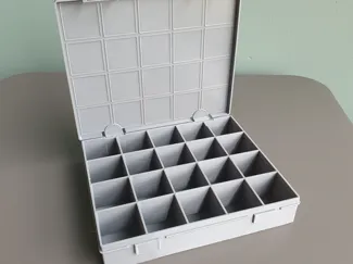 Organizer assortment box with lid