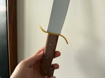 Frontier-Style Bowie Knife (Display Prop)