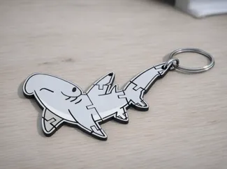 flexi hammerhead keychain