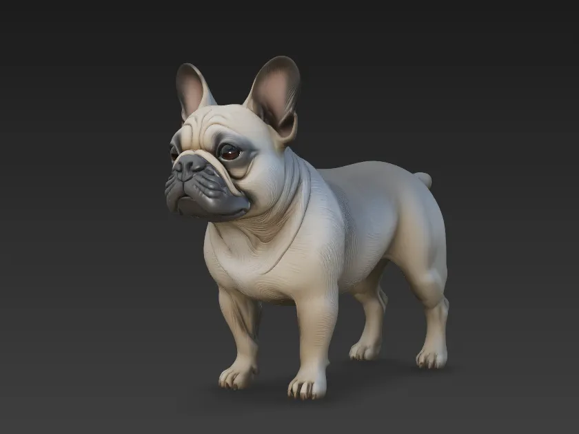 French Bulldog. - Free 3D Print Model - MakerWorld