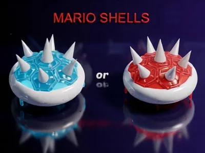 Mario shell armor(String needed on little rings)