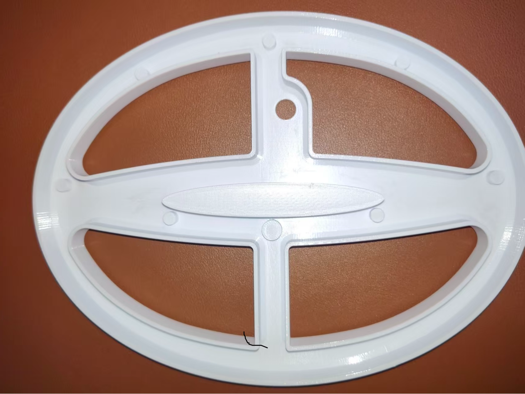 金属探测仪探盘外壳 DD Coil  210mmx280mm