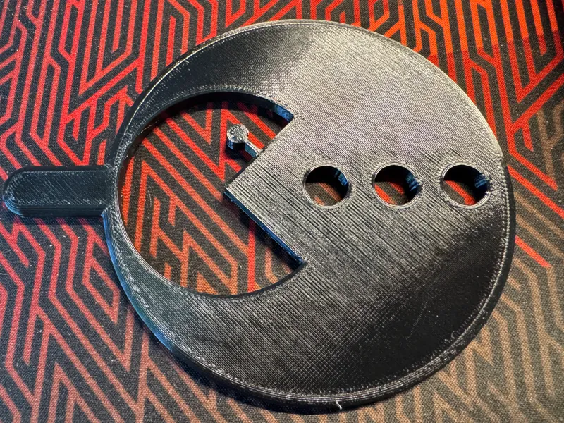 Pacman Coffee Stencil