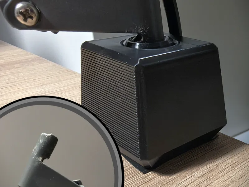Tertial Lamp broken bottom - replacement base fix