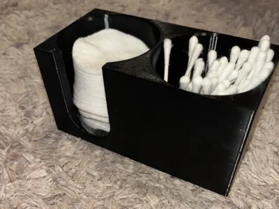 Cotton Pad and Cotton Swab Holder