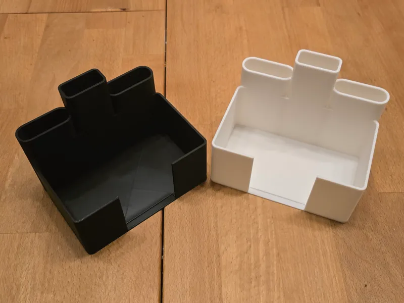 Zettelhalter mit Stiftebox