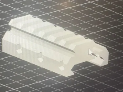 short picatinny rail riser 
