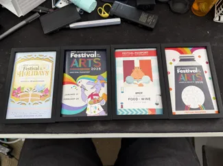 EPCOT Festival Passport Display Frames