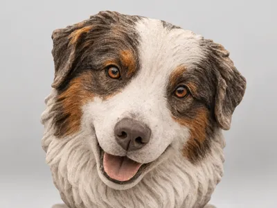 Dog statue