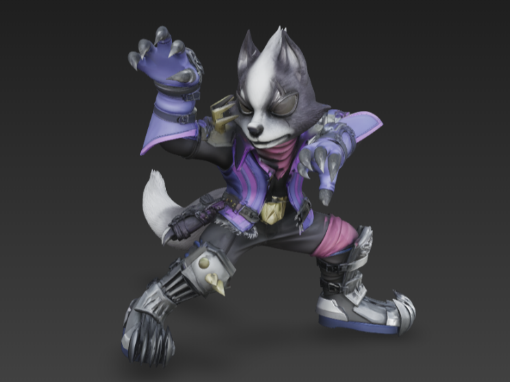 Wolf O'Donnell Star Fox / Super Smash Bros FanArt