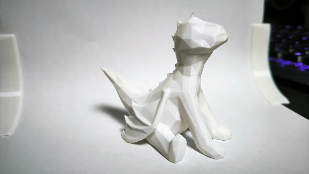 Cute dragon low poly - Free 3D Print Model - MakerWorld