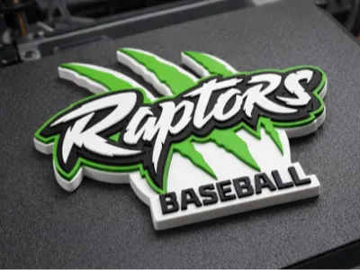 Baseball Badge - Team Raptors
