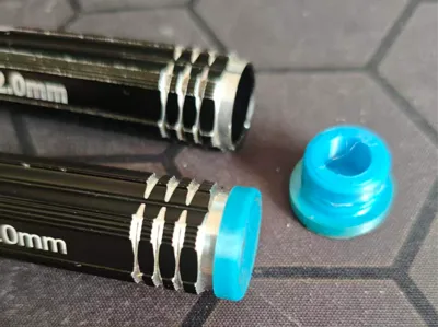 RC model screwdriver end cap