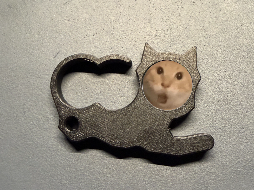 猫猫哈气防卫指虎/手刺