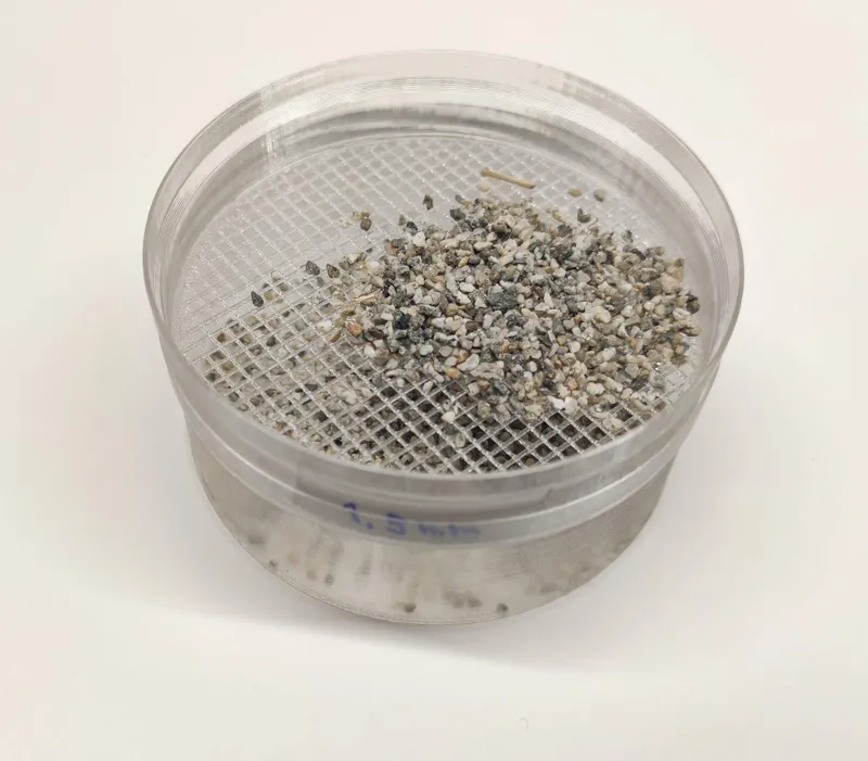 Vase mode sieve