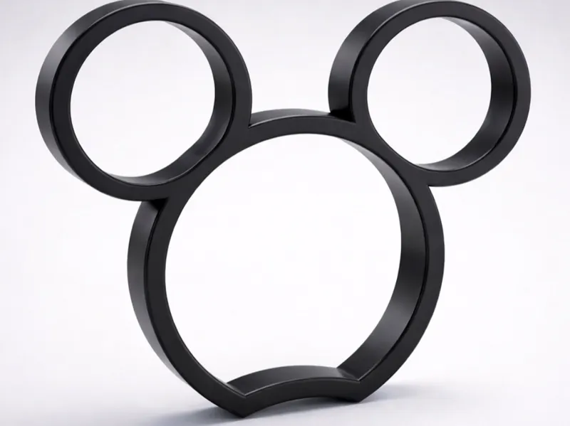 Mickey head for headband