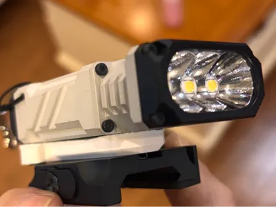 Wuben Flashlight to Picatinny Rail Quick Release Accessories