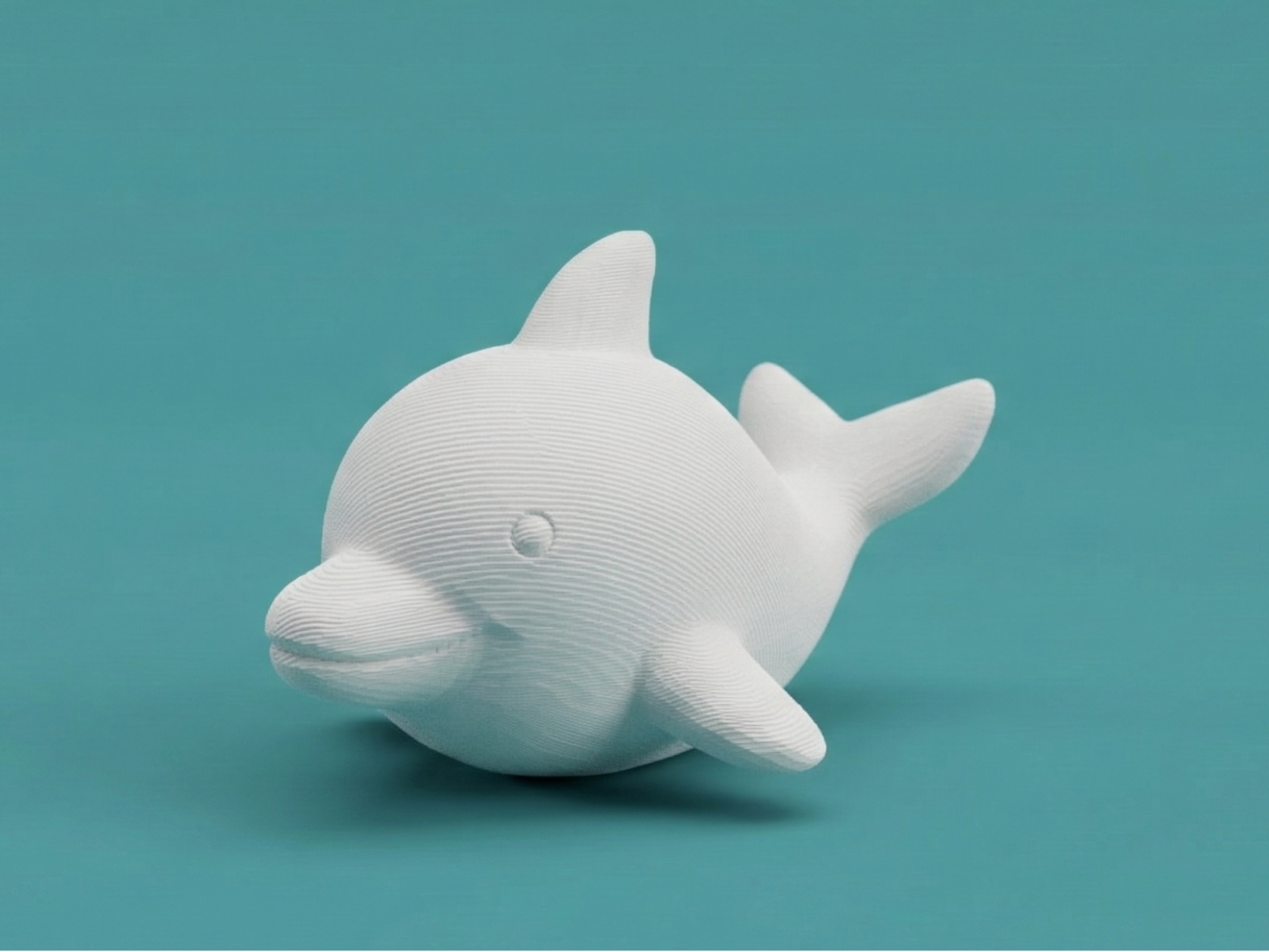 Cute Dolphin Figurine – Cartoon Sea Animal