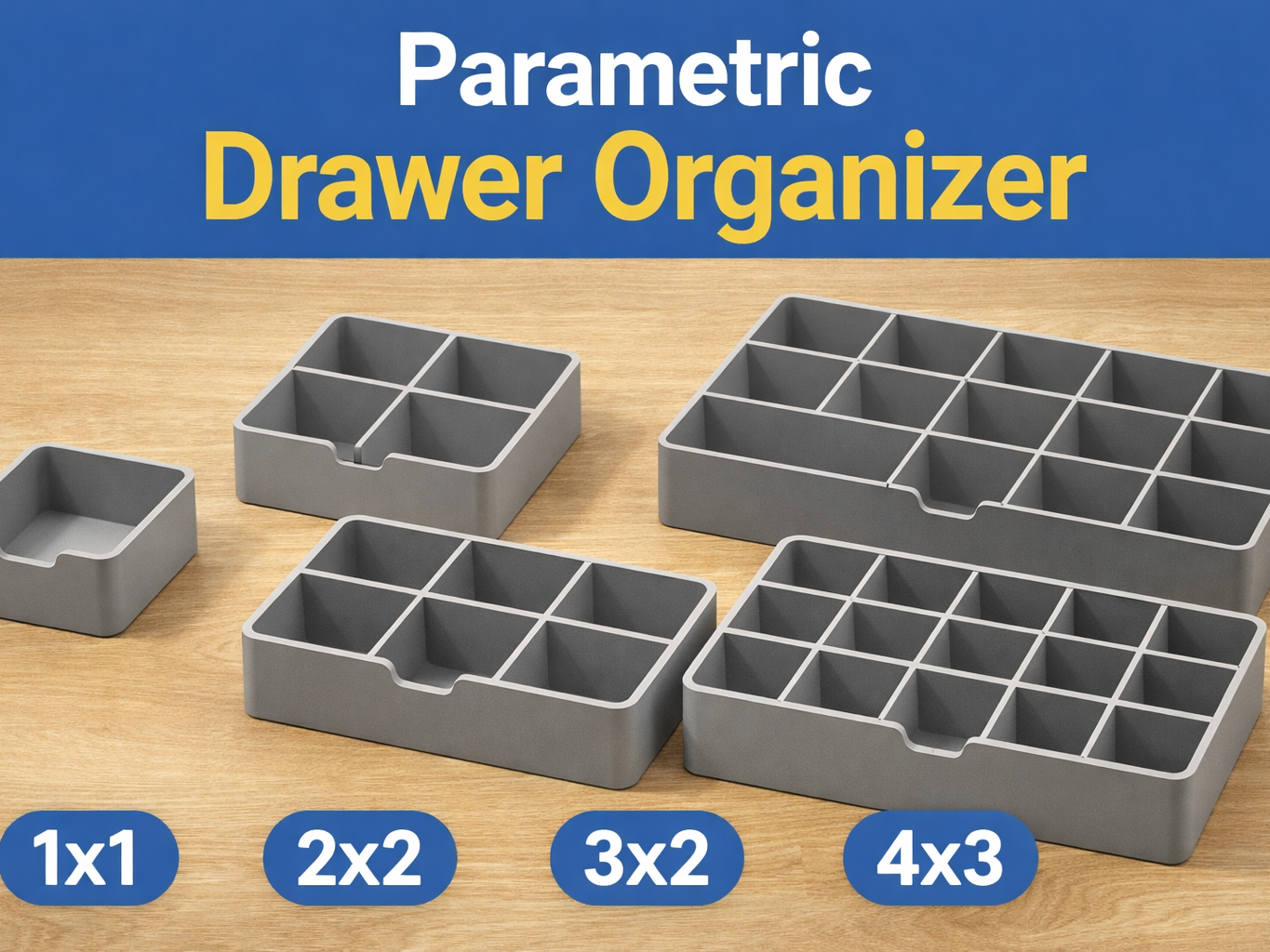 Customizable Drawer Organizer