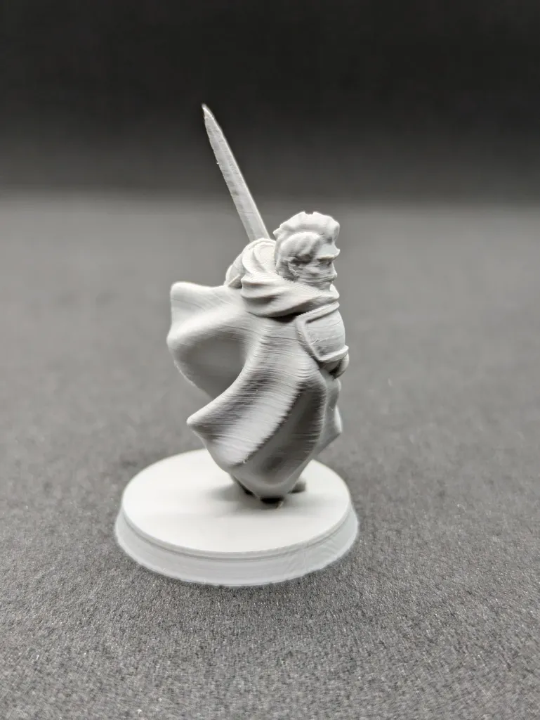 Support Less Fdm Model Human Paladin FDM supportless - Free 3D Print Model - MakerWorld