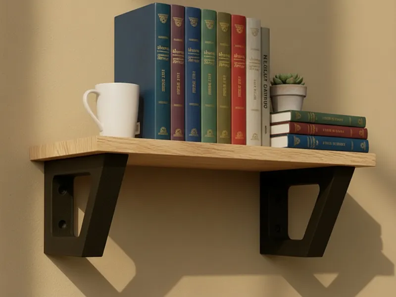 Home-made shelf holder