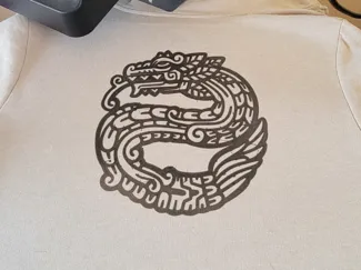 dragón para estampado