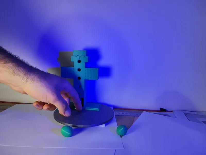 Easter Cross Egg Dispenser - Minimalist Holiday 