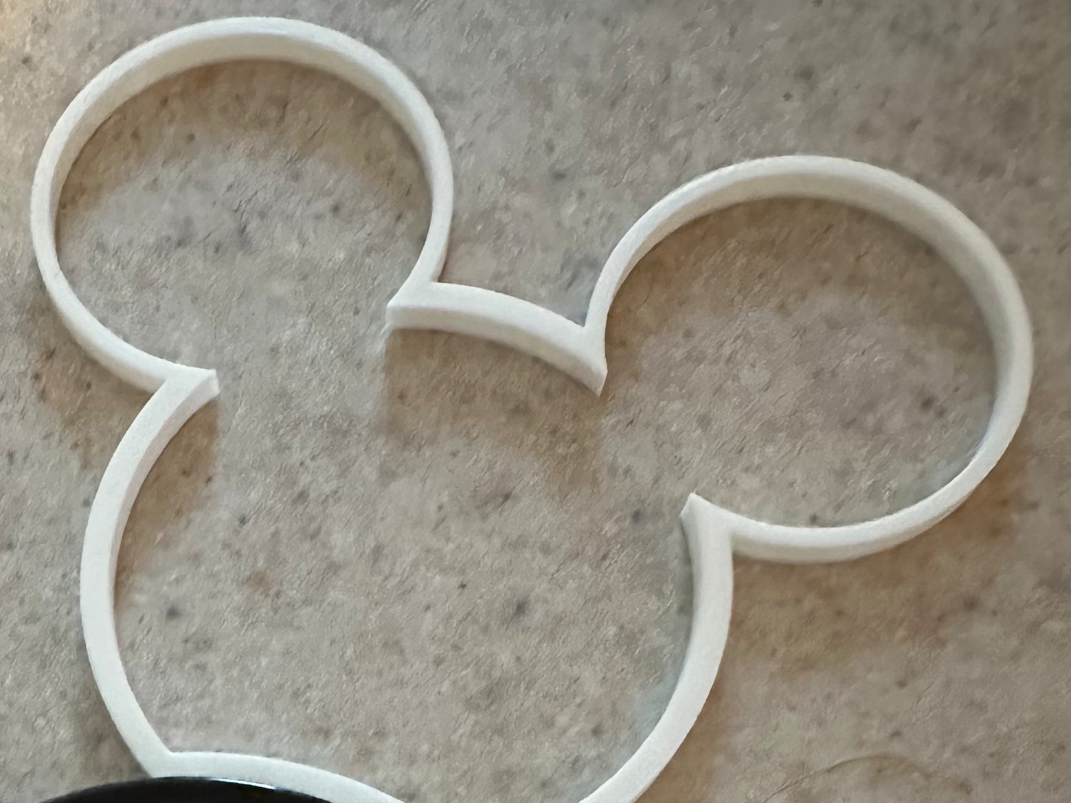 Mickey head for ear headband