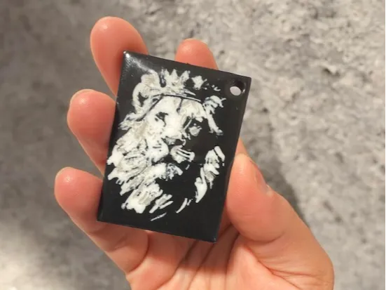 Lion of Judah 3D Keychain – Multi Color AMS Print