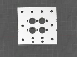嘉立创 CNC 20系列铝型材打孔治具