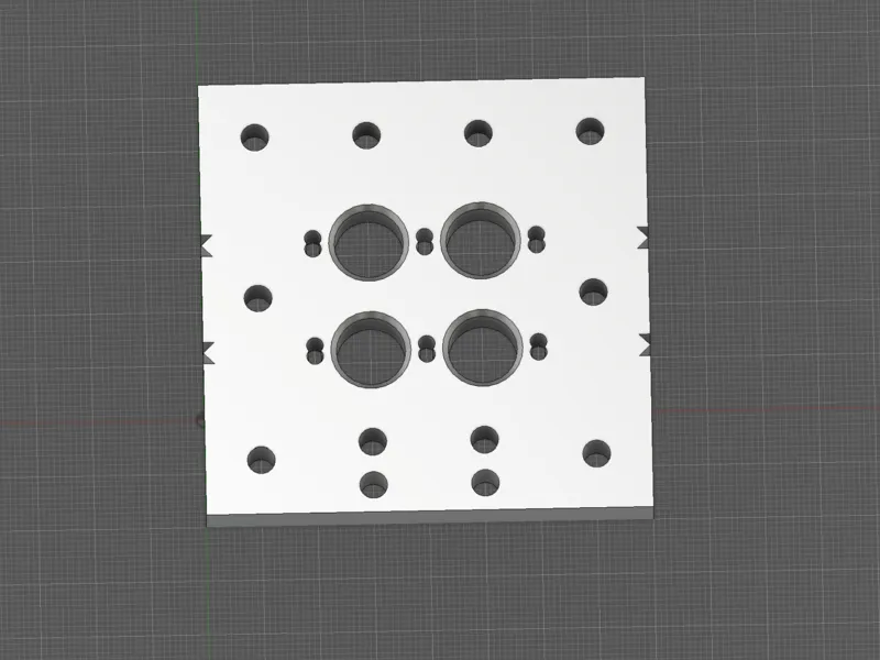 嘉立创 CNC 20系列铝型材打孔治具
