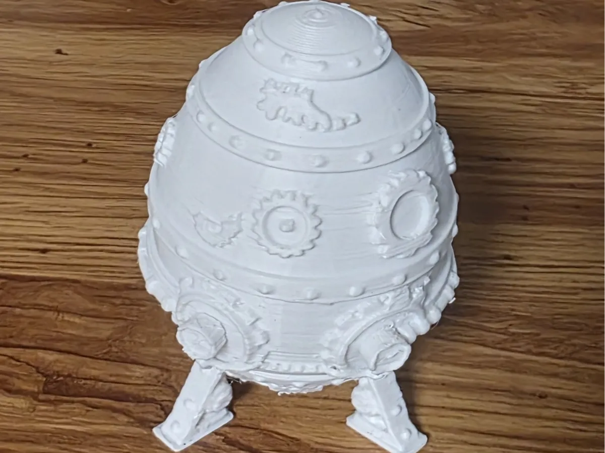 Steampunk Ei/Easter Egg - Free 3D Print Model - MakerWorld